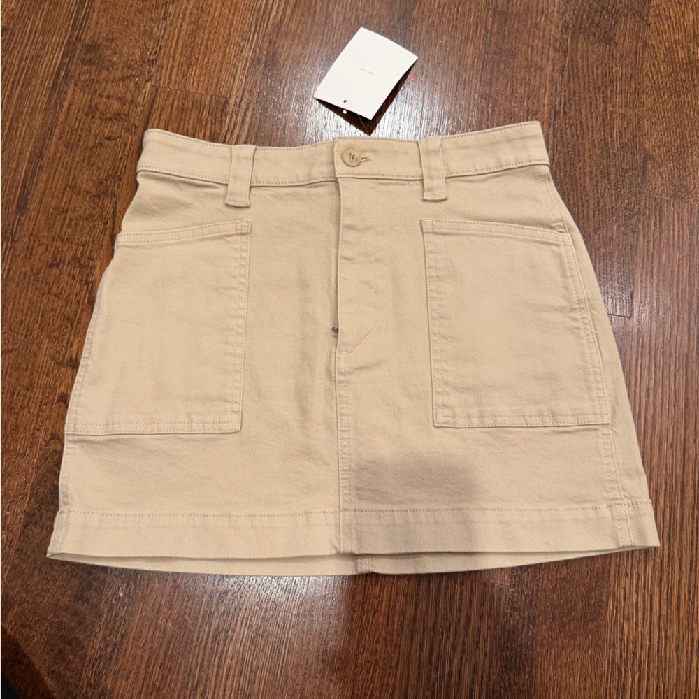OAK + FORT Beige Skort with Pockets